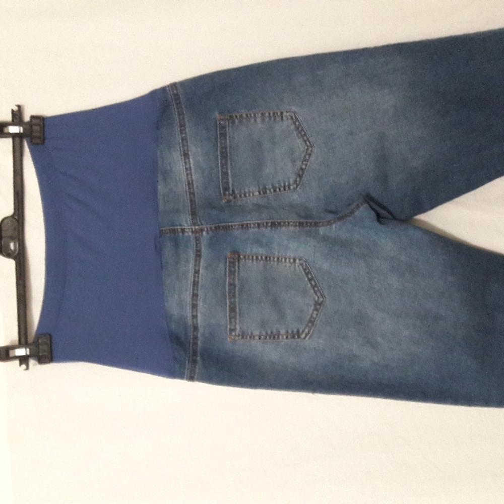 Women Maternity Wear Denim Jeans Size 4 Medium Wash